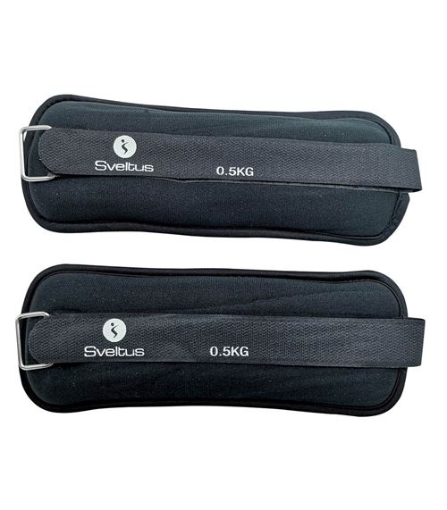 Sveltus Noir Bandes Lestées Néoprène 500G - Image 3