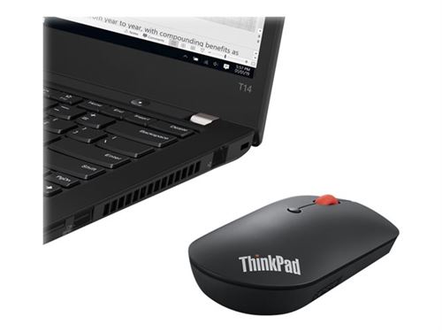 5€80 sur Lenovo ThinkPad Silent - Souris - droitiers et gauchers - bleu  optique - 3 boutons - sans fil - Bluetooth 5.0 - noir - Pour la vente au  détail - Souris - Achat & prix