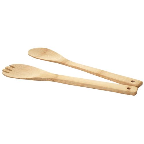 Couverts à salade MENDLER HWC-C12 2 pièces bambou 1x6x30cm