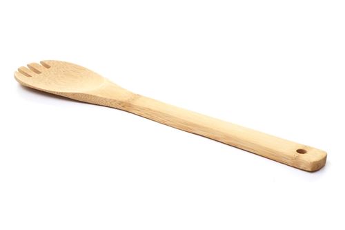 Couverts A Salade Hwc C12 Service A Salade Cuisine Fourchette Cuillere 2 Pieces Bambou 1x6x30cm Achat Prix Fnac