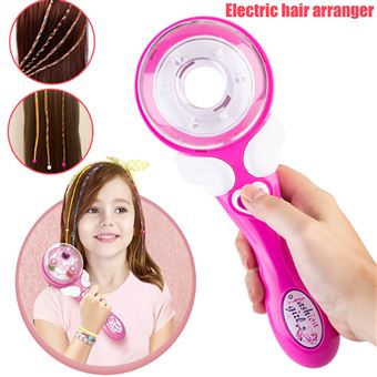 OSDUE Machine à Tresser Les Cheveux Automatique Pour Fille - Avec Perles Colorées - Cadeau Créatif Pour Enfants 5 Ans Et Plus - 10