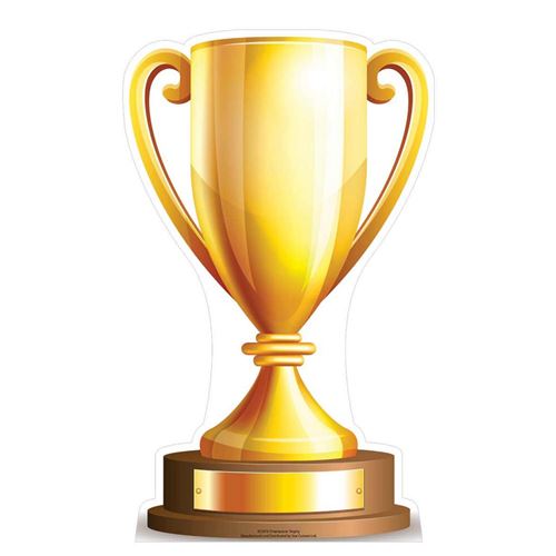 Figurine en carton Petit Trophée des Champions (Star Mini) 90 cm