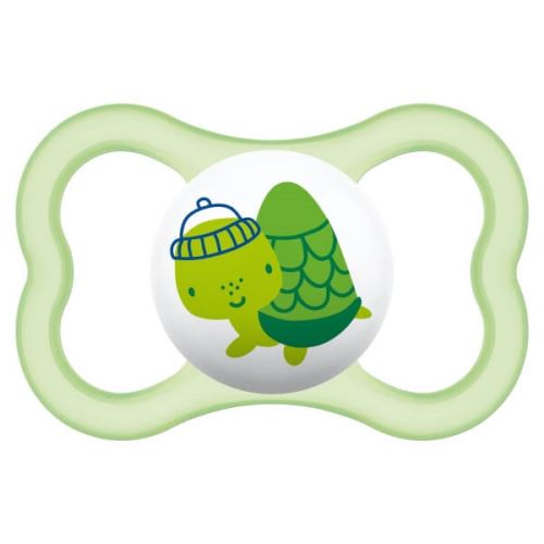Lot de 2 sucettes air 6 mois+ vert - mam