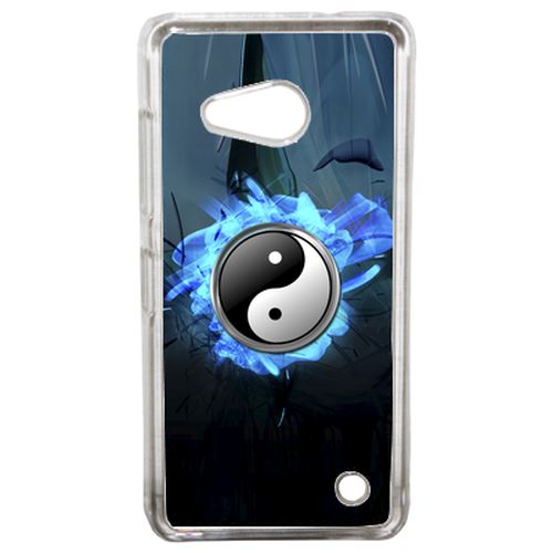 Coque Ying Yang Mer Compatible Lumia 550 Transparent