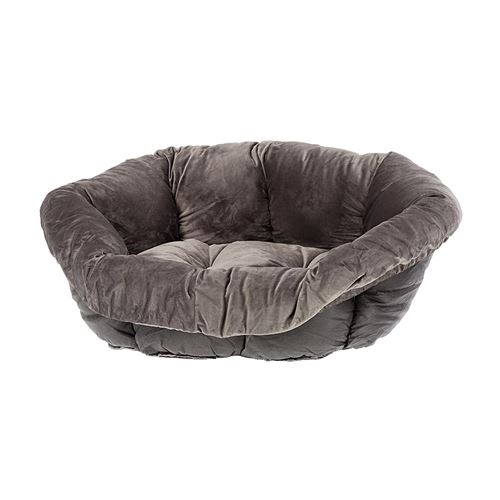 SOFA' PRESTIGE 4 CUSHION Coussin pour lit plastique pour chien et chat 64 x 48 x h 25 cm Gris