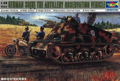 Maquette Trumpeter Char d'Observation Hotchkiss 38H(f)- 1/35 - Maquet