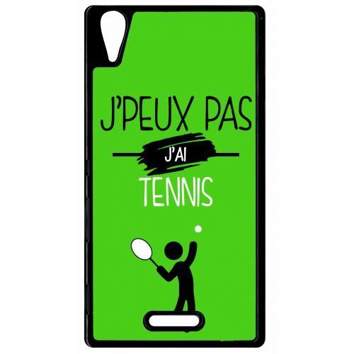 Coque sony xperia t3 j peux pas j ai tennis 11