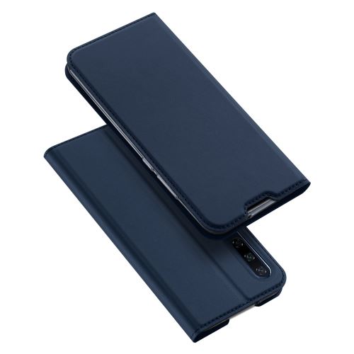 Etui en PU + TPU avec support et porte-carte bleu foncé pour votre Huawei Honor Play 3