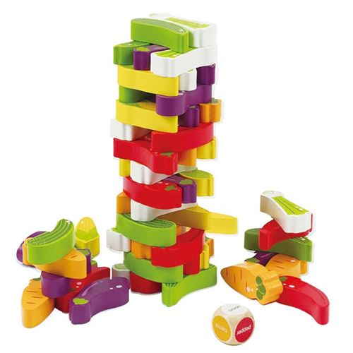 Hape acte Stacking Veggie d'équilibrisme 55 - partie