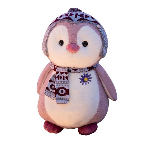 Peluche de Manchot Avec des chapeaux Dessin animé A 20 cm