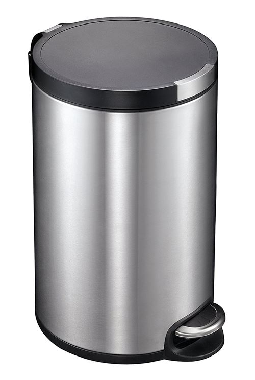 Poubelle artistic step bin 12l inox mat, eko