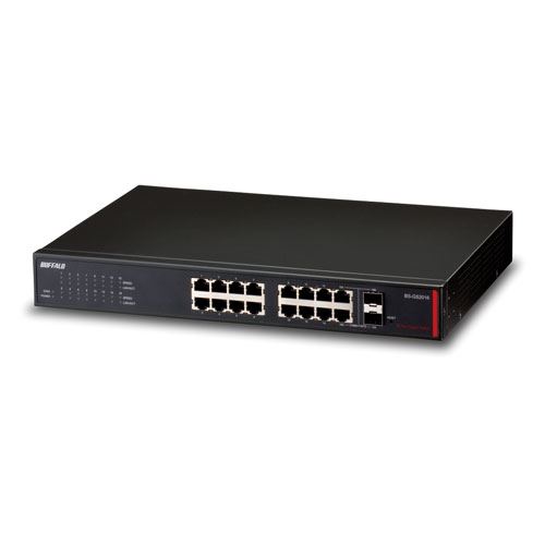 buffalo business switch l2 giga smart 16 ports noir