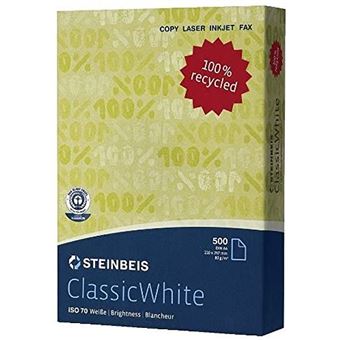 Steinbeis Pure White Papier pour Photocopie Din A3 80 G//M/² Blanc de 500 Feuilles
