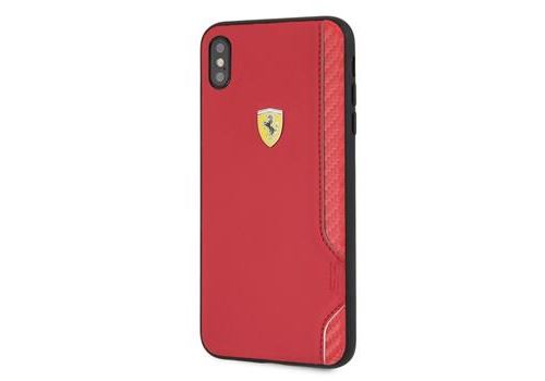 Coque pour Iphone Xs max 6,5 Ferrari on track rouge