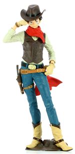 COWBOY MONKEY D. LUFFY  ONE PIECE  WORLD JOURNEY  21CM