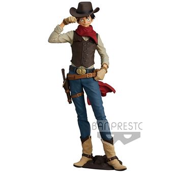 COWBOY MONKEY D. LUFFY  ONE PIECE  WORLD JOURNEY  21CM