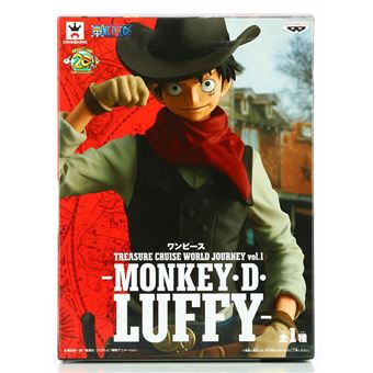 COWBOY MONKEY D. LUFFY  ONE PIECE  WORLD JOURNEY  21CM