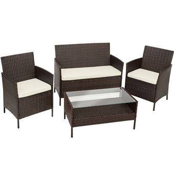 45 Sur Tectake Salon De Jardin Madere 2 Chaises Fauteuils 1