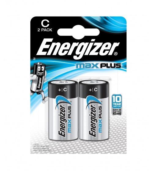 Energizer batteries Max Plus C 2 pièces