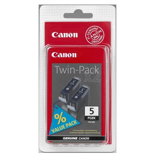 Canon PGI-5BK Twin Pack ink cartridge 2 pc(s) Original Black
