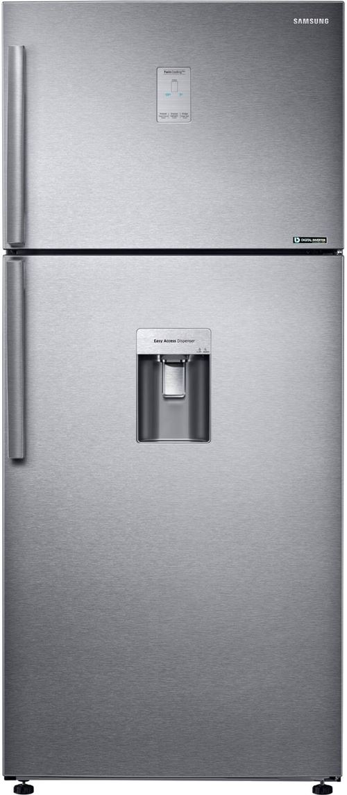 Samsung RT53K6510SL - koelkast/diepvries - vriezer bovenin - vrijstaand - premium roestvrij staal