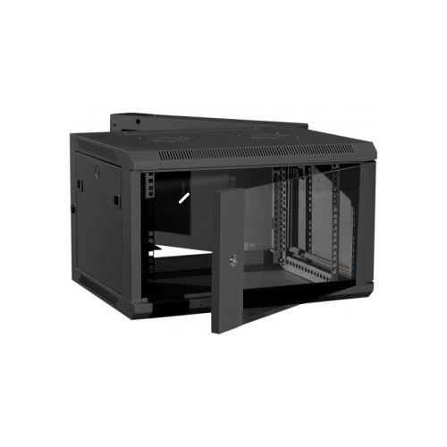 DEXLAN Coffret mural pivotant 19 15U profondeur 550 mm (noir)