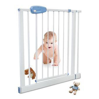 Leogreen Barriere De Securite Pour Bebe Barriere Ajustable Pour Porte Extension De 81 A 94 Cm Blanc Largeur 74 87 Cm Barrieres De Protection Achat Prix Fnac