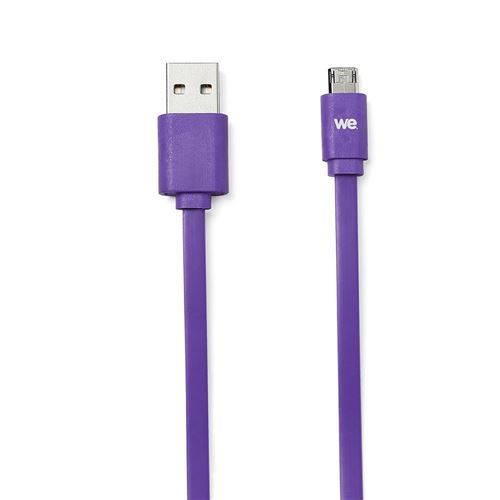 We connect Câble USB/Micro USB 1 m Violet