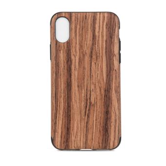 Coque En Tpu Texture Bois Fonce Enduit Pour Votre Apple Iphone X Etui Pour Telephone Mobile Achat Prix Fnac