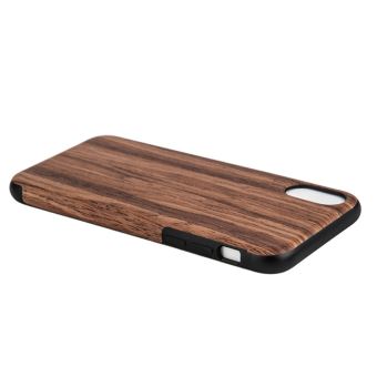 Coque En Tpu Texture Bois Fonce Enduit Pour Votre Apple Iphone X Etui Pour Telephone Mobile Achat Prix Fnac