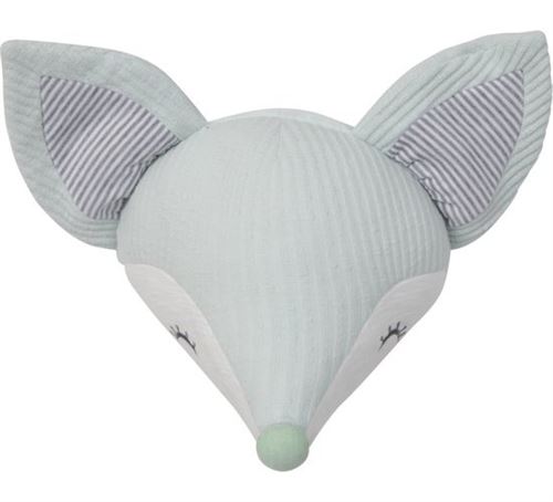 Tiamo décoration murale Foxy Foxy Foxy Fox 40 cm vert menthe-gris