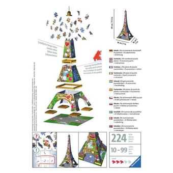 Puzzle 3D - Tour Eiffel - Night édition (illuminé) - 216 pièces