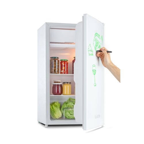 Klarstein Spitzbergen Uni - Réfrigérateur 90 litres , compartiment freezer 10 L , classe F - Blanc