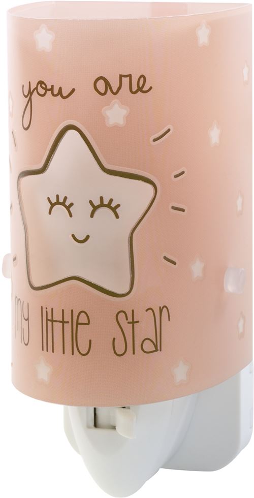 Dalber Night Light Little Star brillent dans le 13 cm saumon noir