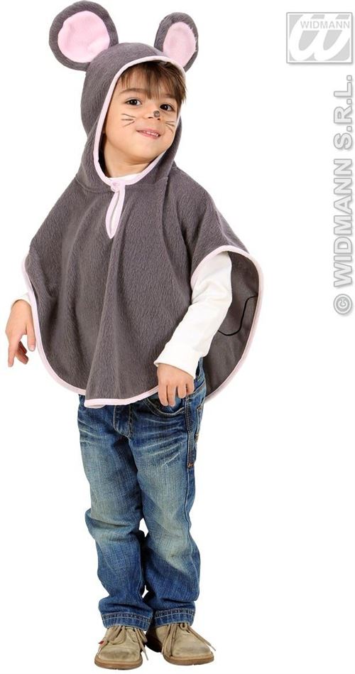 PLUSH MOUSE PONCHO 98cm/110cm