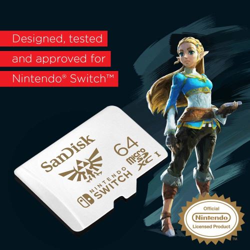 SanDisk 1 To microSDXC Carte pour Nintendo Switch - Produit sous licence  Nintendo : : Jeux vidéo