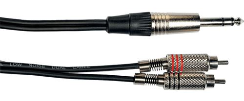 Adaptateur yellow cable k02st 2 rca m/ jack m stereo