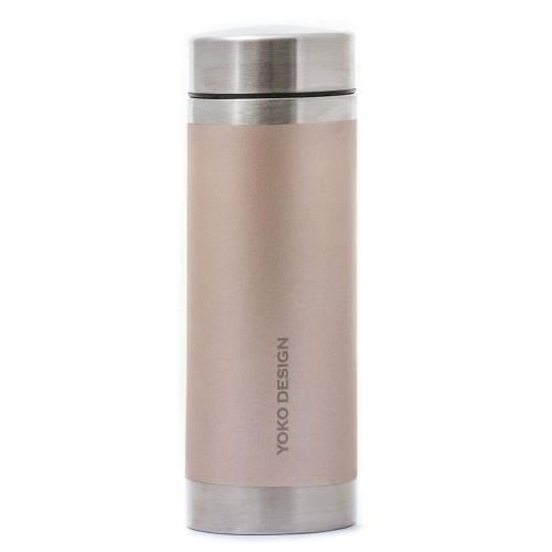 Yoko design bouteille isotherme avec filtre a thé - irisé or - 350 ml