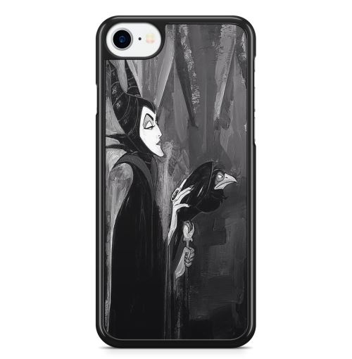 Coque Fifrelin Noire pour iPhone 11 PRO Malefique Maleficent Sleeping Beauty Disney