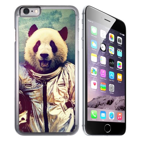 Coque pour iPhone 6 et iPhone 6S animal astronaute panda