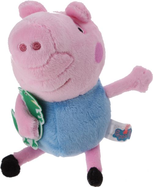Nickelodeon peluche Peppa Pig peluche rose/bleue 17 cm