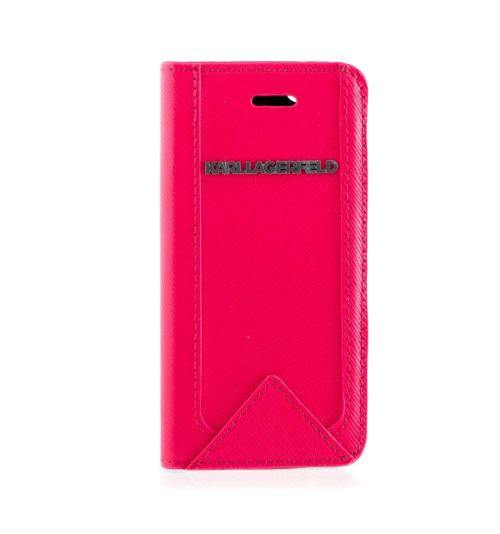 KARL LAGERFELD Housse Folio rouge pour iPhone 5/5S/SE