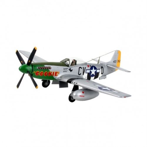 Revell mod&egrave;le r&eacute;duit d'avion P-51D Mustang 14 cm 34 pi&egrave;ces