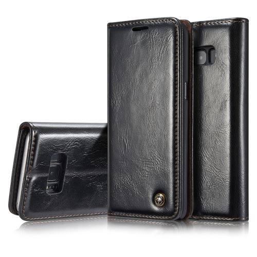 Galaxy S8 Housse Etui Cuir PU Business Style Noir ALS52723
