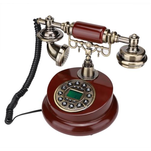 Vintage Téléphonique / Téléphone Rétro Ms-6100B Bouton-Poussoir Téléphone À Cadran De Bureau Home Decor Classique