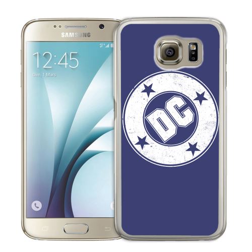 Coque pour Samsung Galaxy S7 Edge dc comics logo vintage