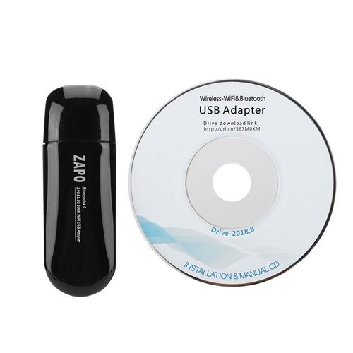 Carte réseau sans fil Wifi 600M + Récepteur Bluetooth 4.0