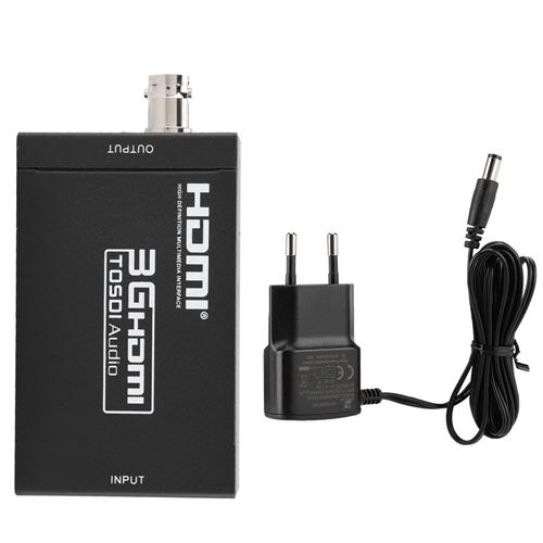 Hdmi Convertisseur Coaxial Bnc Rg6 3g Hdmi Vers Adaptateur De Boite Sdi Eu 110 240v Adaptateur Et Convertisseur Achat Prix Fnac