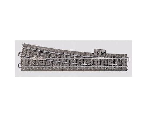 Aiguillage, étroit, à droite H0 Longueur: 236.1 mm Rayon:1114.6 mm 12.1 ° Märklin 24712
