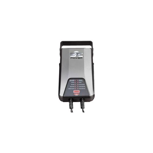 Chargeur de batterie et maintien de charge sc power sc38 automatique 6-12v + comptatible batterie lithium courant de sortie 0